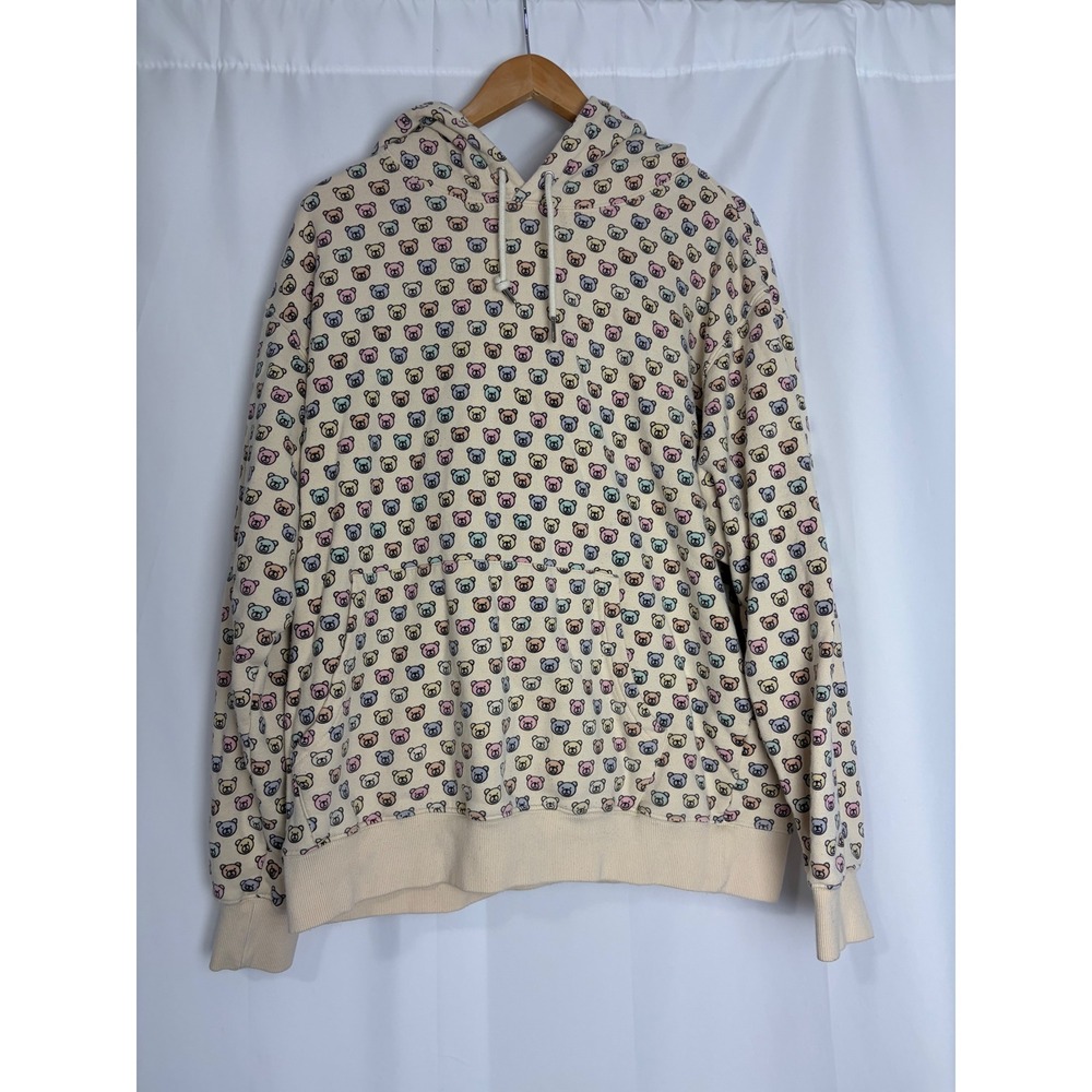 Teddy Fresh All Over Print Bear Hoodie XL Streetwear Y2K Indie H3H3 Retro